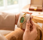 Classic Bracelet Watch( Premium Stainlees Steel UV Gold Coating )