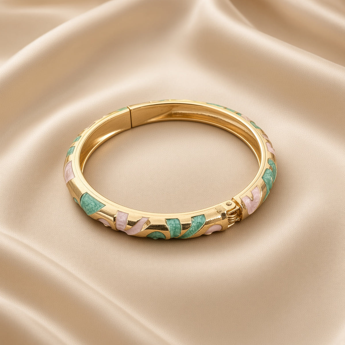 Turkish Bangles( Premium high-grade stainless steel with golden plating )