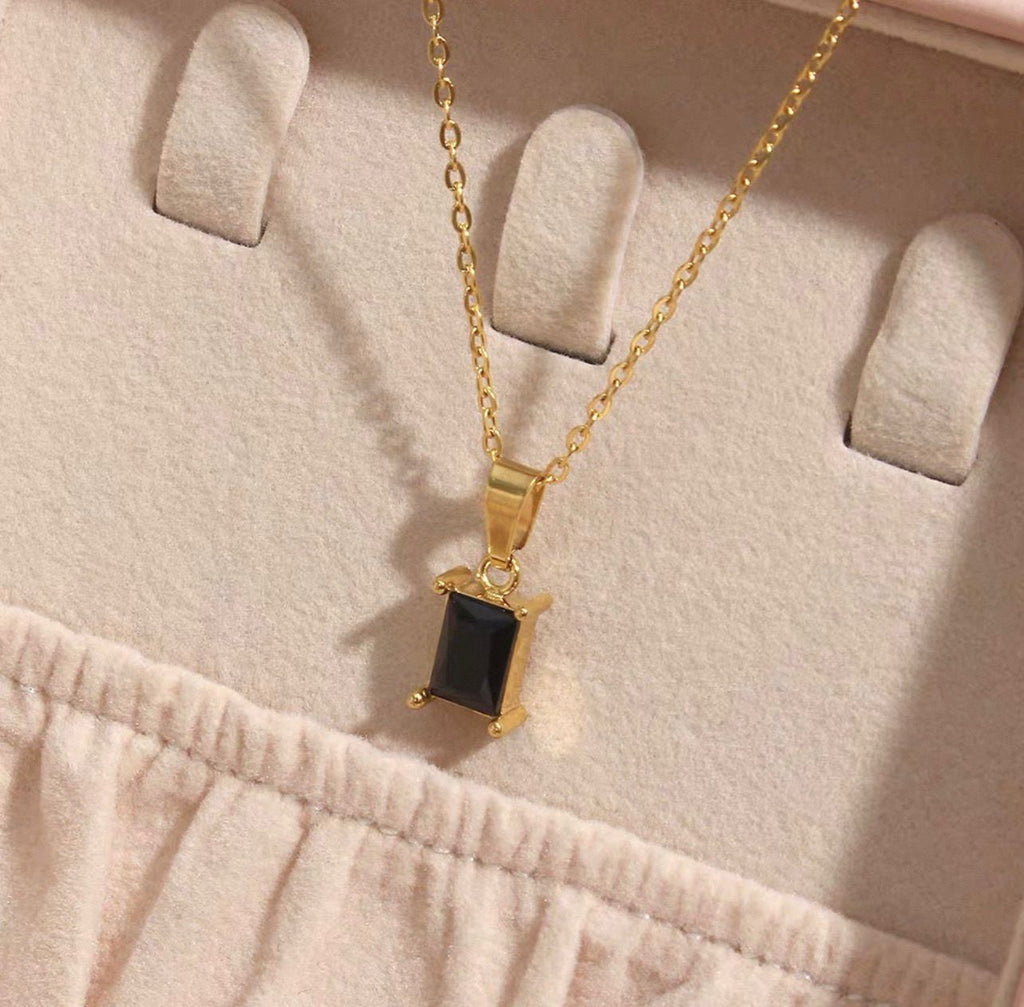 The Square Necklace ( Premium Stainless Steel Tarnish Free)