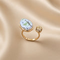 Baroque Mother Pearl Embrace Ring Distinct