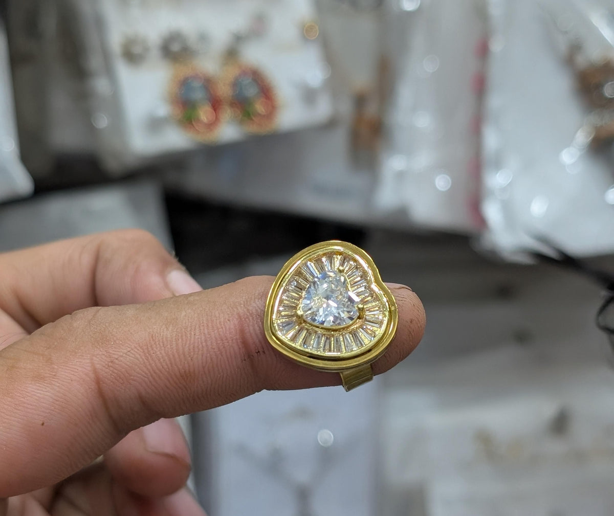 Stainless Steel  Adjustable Rings ( Premium high-grade stainless steel with golden plating )