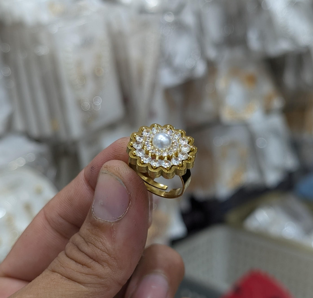 Stainless Steel  Adjustable Rings ( Premium high-grade stainless steel with golden plating )