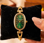 Classic Bracelet Watch( Premium Stainlees Steel UV Gold Coating )