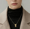 Ralph Lauren Bear Necklace ( Premium Stainless Steel Tarnish Free)