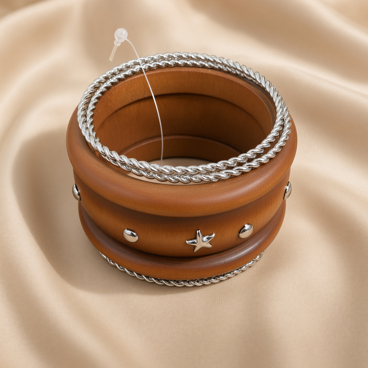 Chestnut Star Cuffs Set