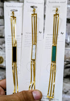 Evergreen Premium Bracelet Stainless Steel UV gold polish