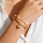 Gold Love obsession Anklet Bracelet Tarnish Free Stainless Steel