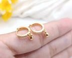 Stilness gemstone Earrings (Premium Stainless Steel with Gold UV coating