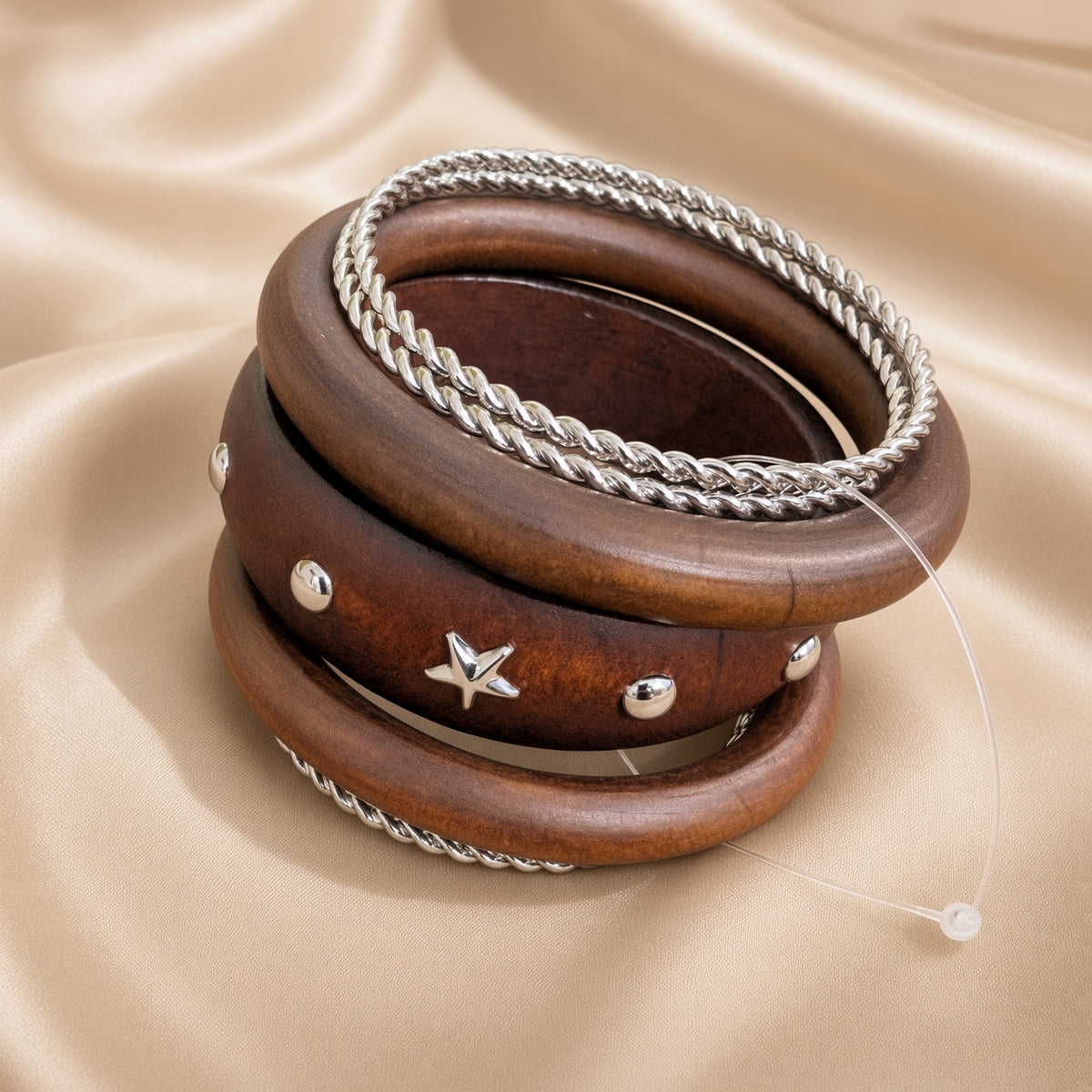 Chestnut Star Cuffs Set