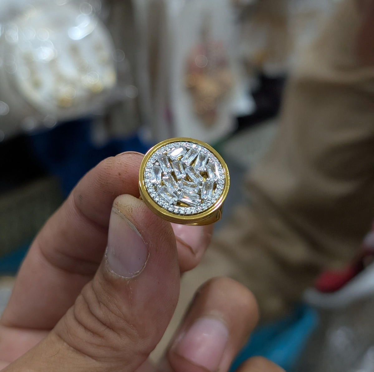 Stainless Steel  Adjustable Rings ( Premium high-grade stainless steel with golden plating )