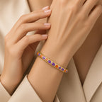 Turkish Bangles( Premium high-grade stainless steel with golden plating )