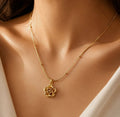 Flower Power Necklace ( Premium Stainless Steel Tarnish Free)