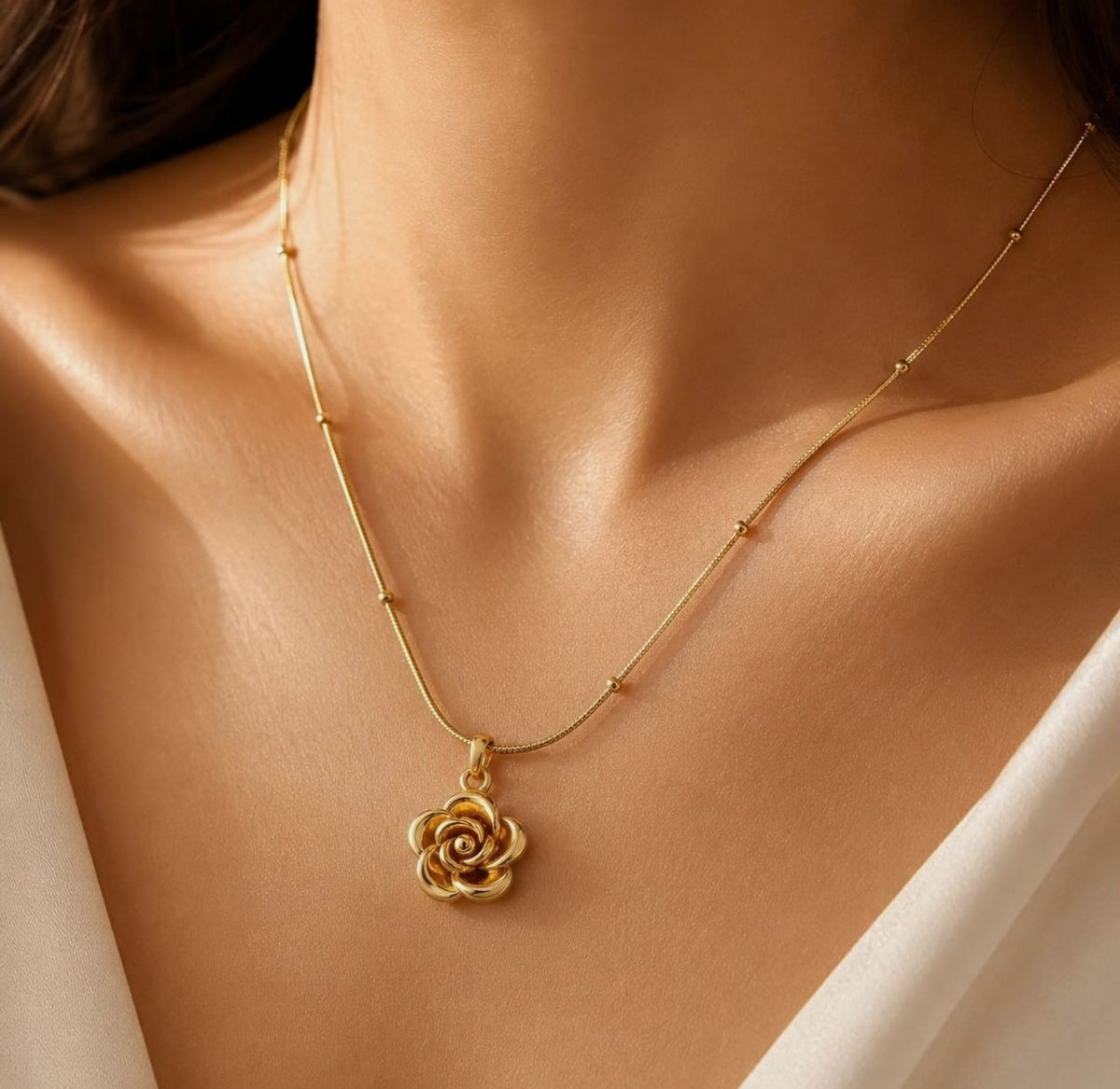 Flower Power Necklace ( Premium Stainless Steel Tarnish Free)